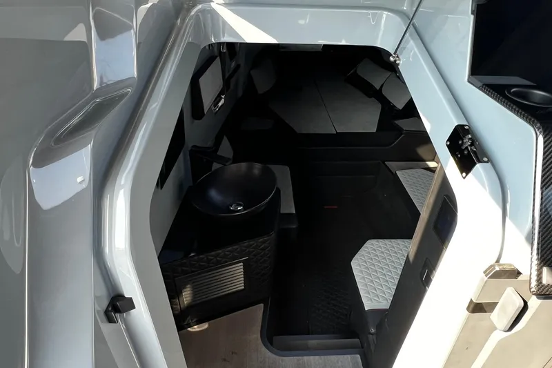 Slide: The Image of 2024 BRABUS Shadow 900 XC Cross Cabin interior with modern design and sleek finishes. - 35