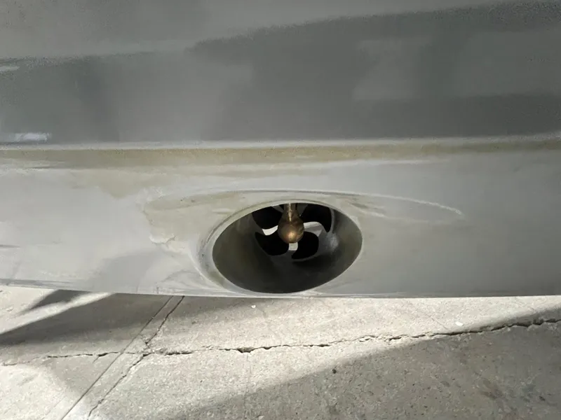 Slide: The Image of Close-up of 2024 BRABUS Shadow 900 XC Cross Cabin propeller detail. - 48