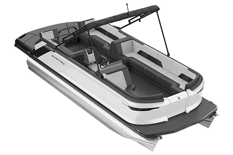 Slide: The Image of Manitou Cruise 22 MAX Bench Twin Tube 2025 - 30