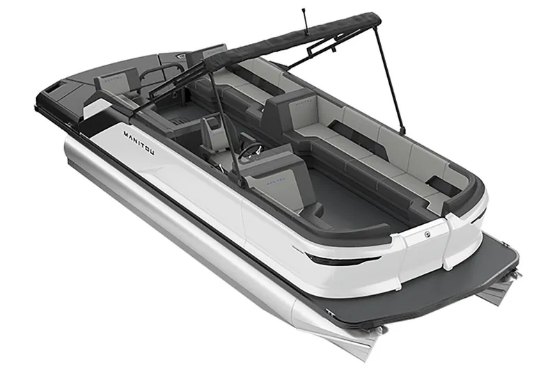 Slide: The Image of Manitou Cruise 22 MAX Bench Twin Tube 2025 - 31