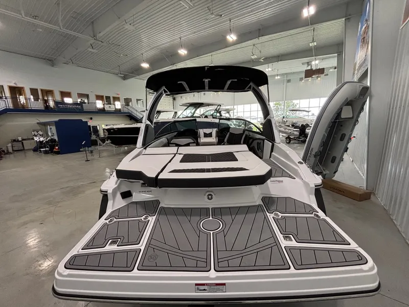 Slide: The Image of Interior of 2025 Monterey 238SS Luxury Bowrider boat. - 12