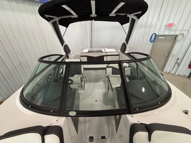 Slide: The Image of Interior of 2025 Monterey 238SS Luxury Bowrider boat. - 8