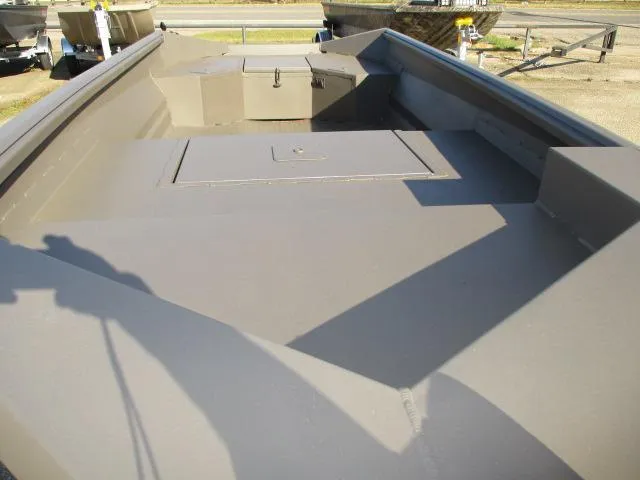 Slide: The Image of 2025 Reaper Boats 553-1238 interior view, showcasing spacious deck and storage compartments. - 2