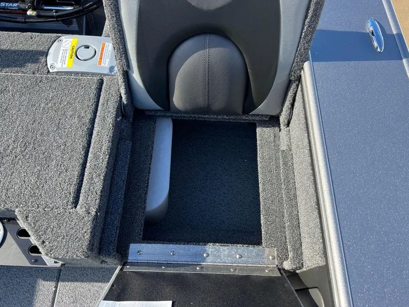 Slide: The Image of 2025 Lund 1875 Pro-V boat interior storage compartment. - 38