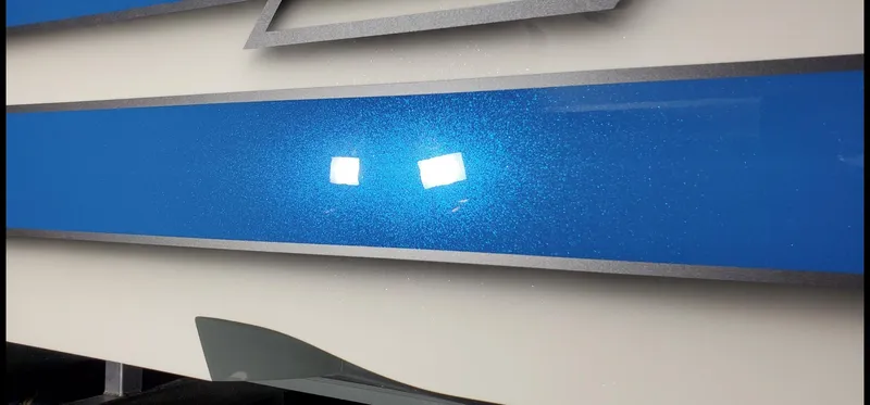 Slide: The Image of Close-up of MTI 390X 2022 model with blue metallic finish. - 20