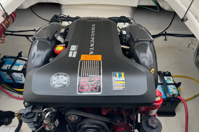 Slide: The Image of Volvo Penta 5.7 GXI engine in 2011 Chaparral Sunesta 244 Xtreme boat. - 22