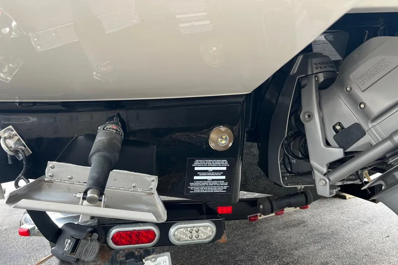 Slide: The Image of 2011 Chaparral Sunesta 244 Xtreme boat stern with Volvo Penta engine and trim tabs. - 31