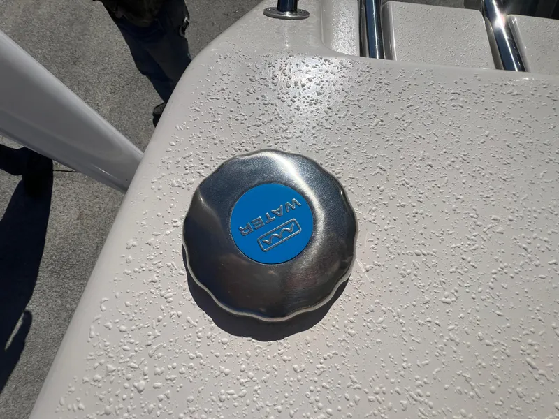 Slide: The Image of Open storage compartment in 2025 Sea Chaser 22 HFC boat. - 9