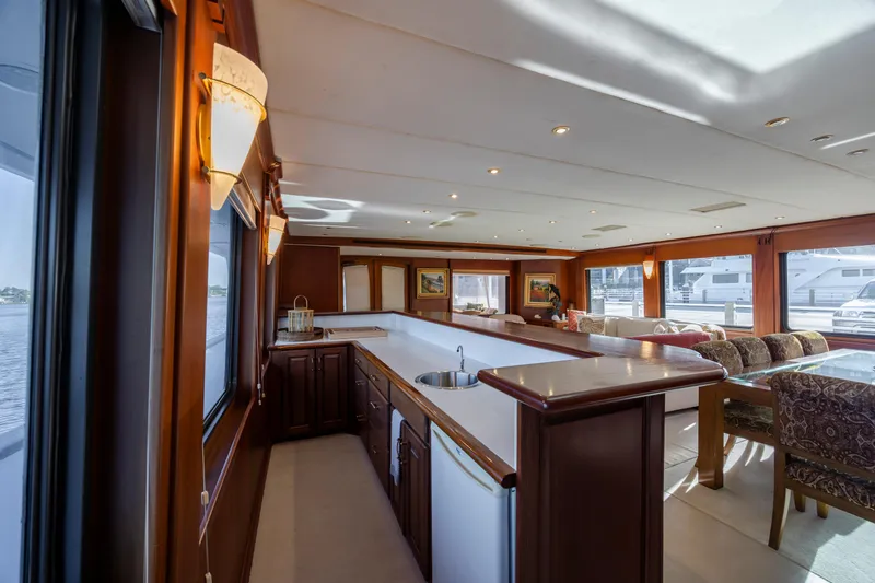 Slide: The Image of Luxurious interior of a 1988 Christensen Custom yacht. - 20