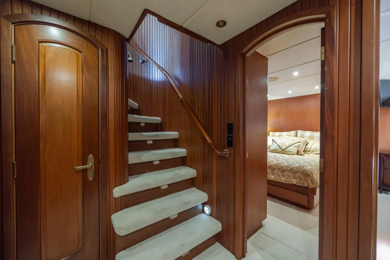 Slide: The Image of Luxurious interior of a 1988 Christensen Custom yacht. - 48