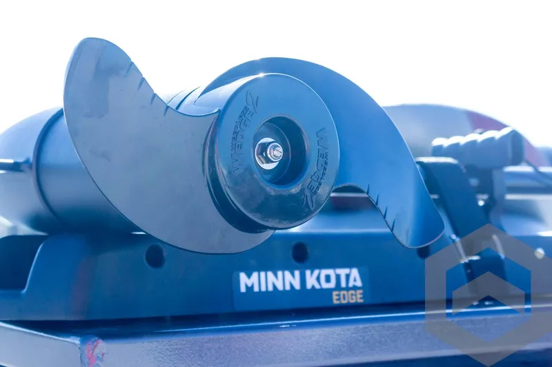 Slide: The Image of Minn Kota Edge trolling motor on 2025 G3 Sportsman 1710 boat. - 34