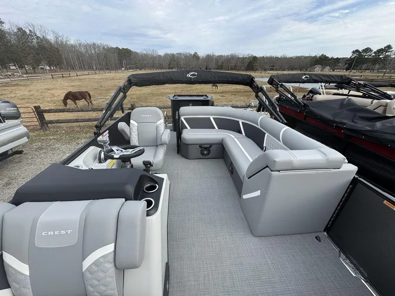 Slide: The Image of Crest Classic 200 SF Pontoon 2025 - 5
