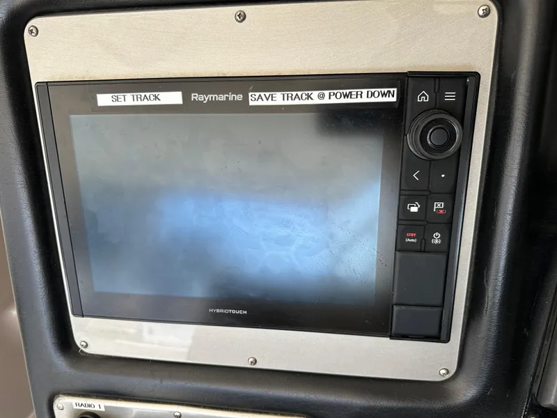 Slide: The Image of Raymarine navigation display on 2009 Cruisers Yachts 420 Express. - 17