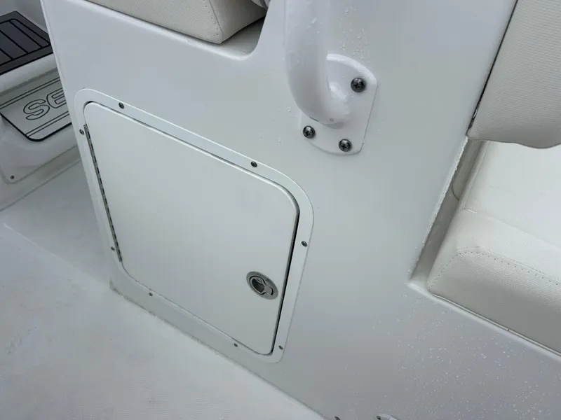 Slide: The Image of 2024 Sea Hunt Gamefish 27 storage compartment detail. - 39