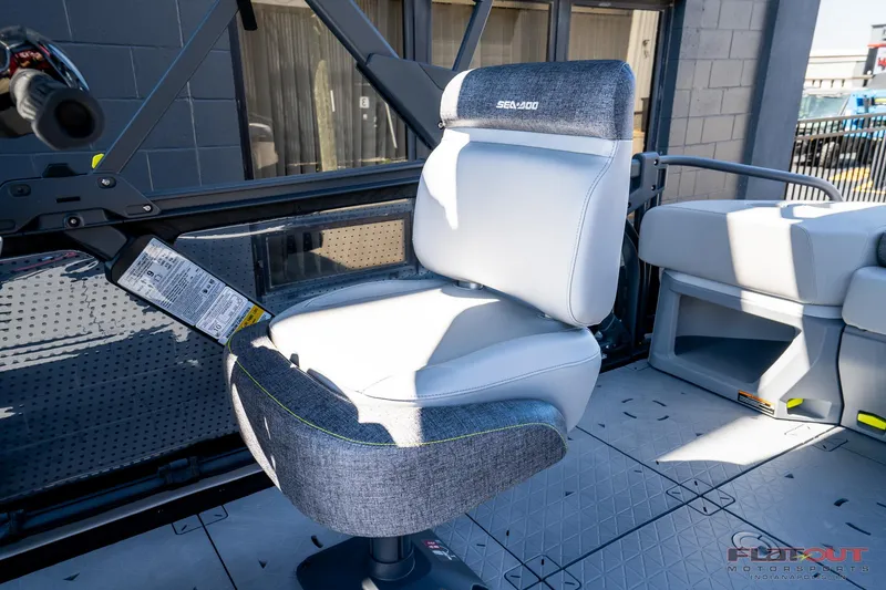 Slide: The Image of 2024 Sea-Doo Switch SPORT 21 boat seat, featuring modern design and comfortable upholstery. - 12