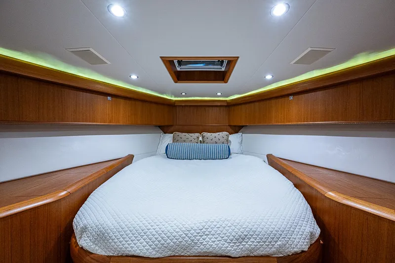 Slide: The Image of Luxurious cabin interior of 2017 F&S Custom Express Sportfish yacht. - 48