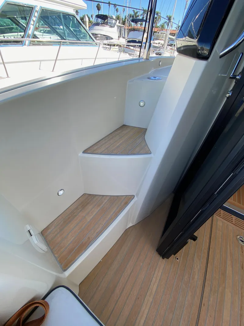Slide: The Image of Steps on a 2017 Beneteau Monte Carlo 5 MC5 yacht deck. - 13