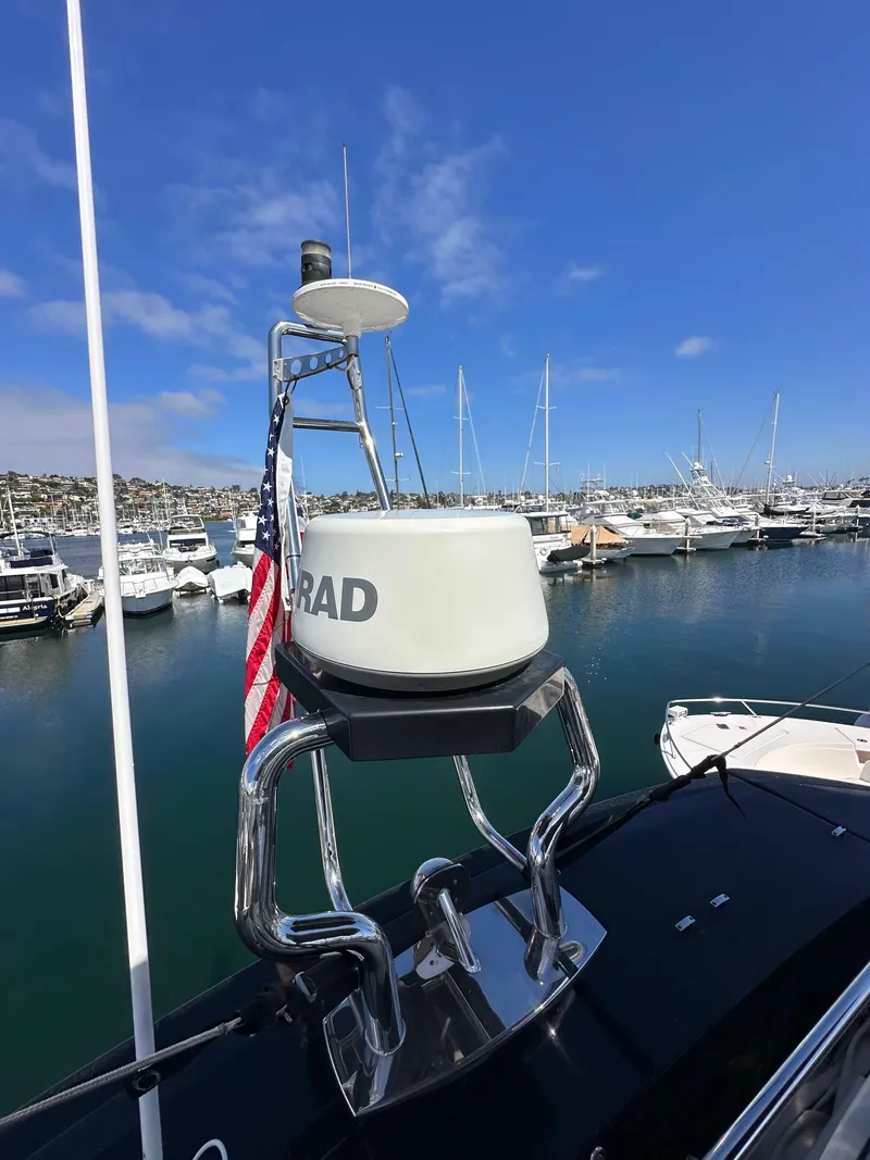 Slide: The Image of 2017 Beneteau Monte Carlo 5 MC5 yacht radar system at marina. - 42