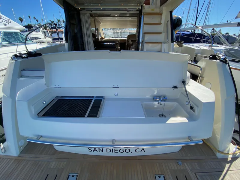 Slide: The Image of 2017 Beneteau Monte Carlo 5 MC5 yacht with outdoor kitchen, docked in San Diego, CA. - 9
