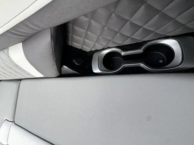 Slide: The Image of Quilted gray seating with cup holders in 2025 Godfrey AP235 ULW. - 19