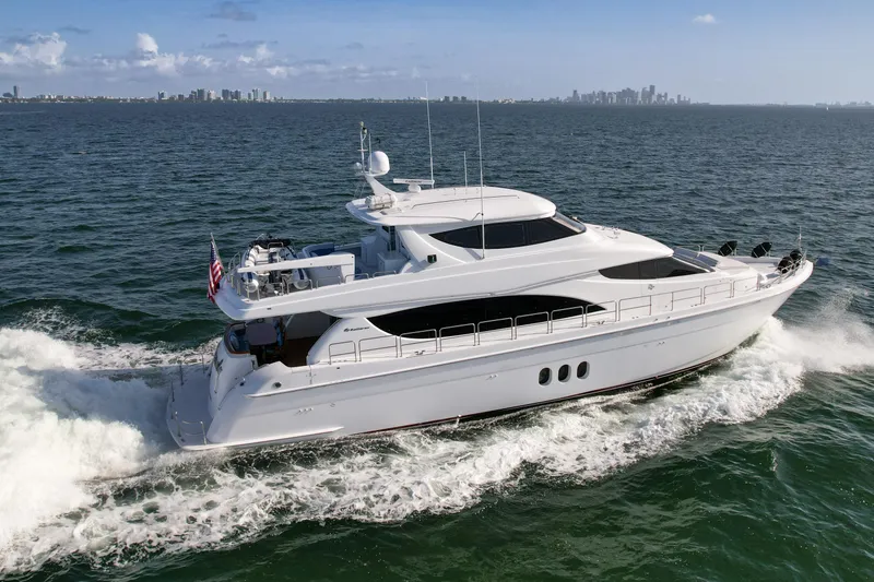Slide: The Image of Hatteras 80 Motor Yacht 2007 - 91