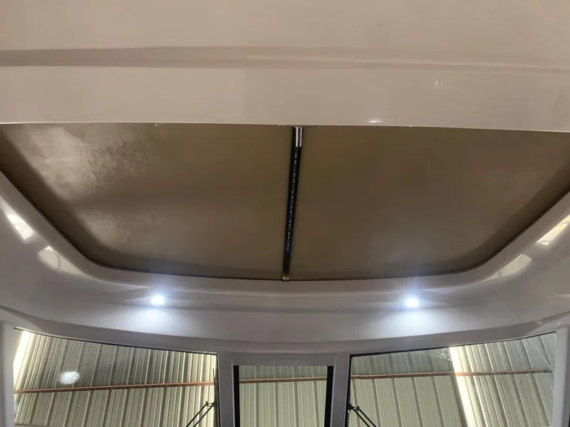 Slide: The Image of Interior view of 2012 Tiara Yachts 3100 Coronet with ceiling lights. - 7