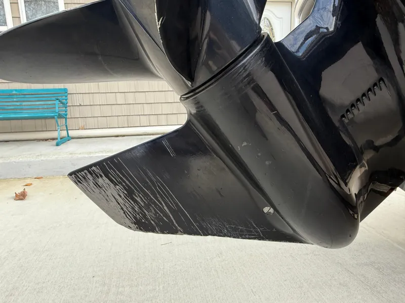 Slide: The Image of Batteries in a 2014 Chaparral 18 Ski & Fish H2O boat, connected with cables. - 7