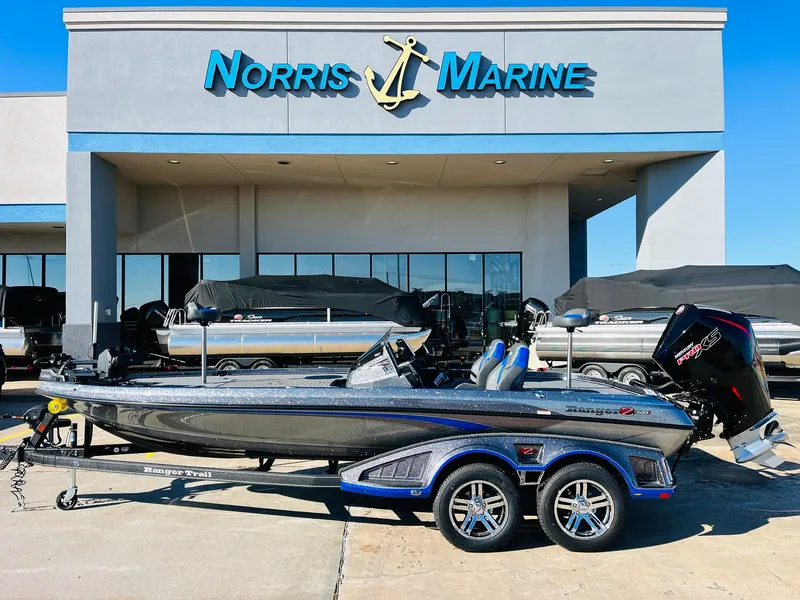 Slide: The Image of 2025 Ranger Z520R Cup-Equipped boat at Norris Marine dealership. - 1
