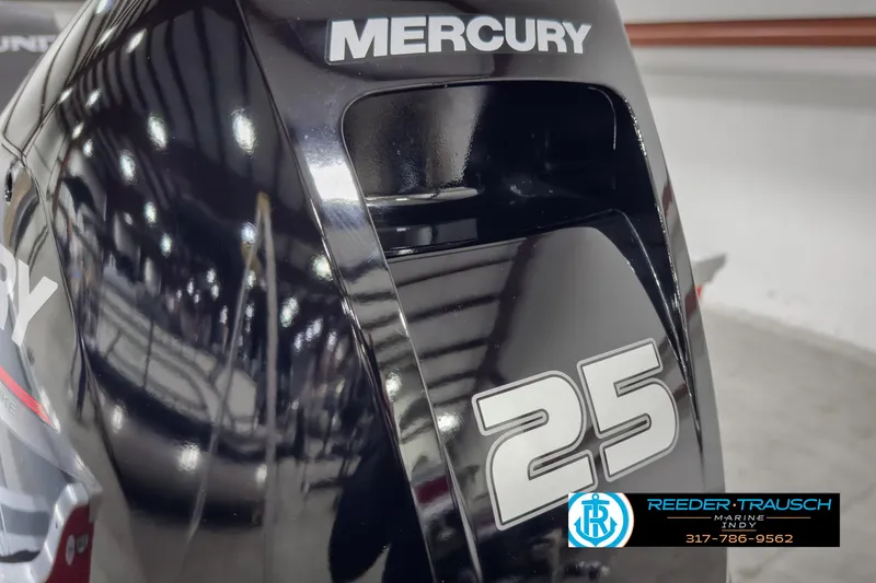 Slide: The Image of 2025 Lund 1600 Fury Heritage Edition with Mercury 25 outboard motor. - 22