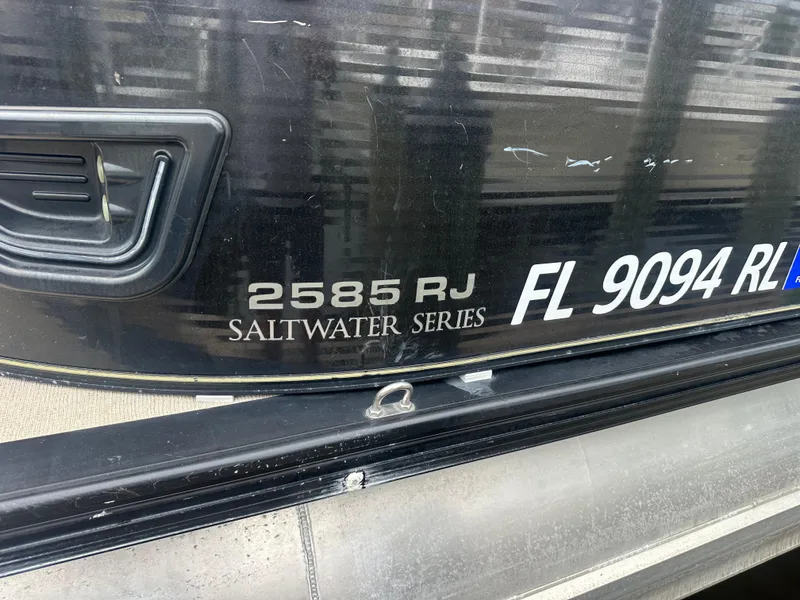 Slide: The Image of 2017 Avalon Catalina Rear J Lounger 25' boat, Saltwater Series, registration FL 9094 RL. - 5