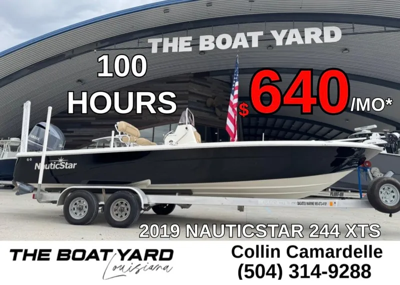 Slide: The Image of 2019 NauticStar 244 XTS boat for sale, $640/month, 100 hours, The Boat Yard Louisiana. - 1