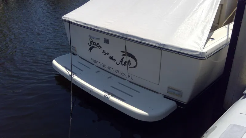 Slide: The Image of 1993 Tiara Yachts 3100 Open docked, Punta Gorda Isles, FL. - 6