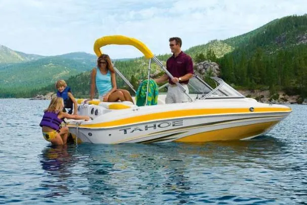 Slide: The Image of Manufacturer Provided Image: An aft swim platform comes in handy. - 8