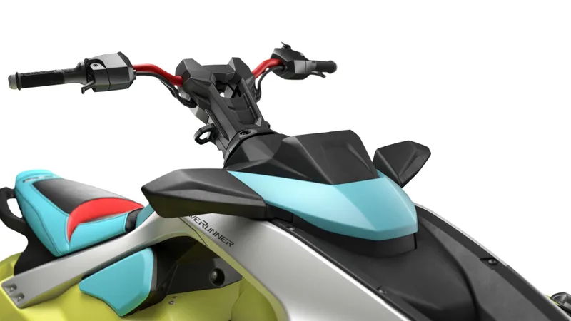 Slide: The Image of 2025 Waverunner JETBLASTER PRO 3UP, sleek design, vibrant colors, close-up view. - 10