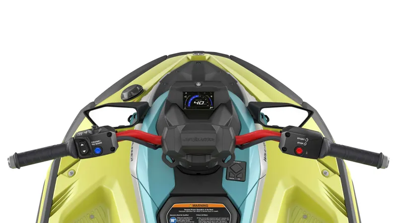 Slide: The Image of 2025 Waverunner JETBLASTER PRO 3UP dashboard with digital display and controls. - 13