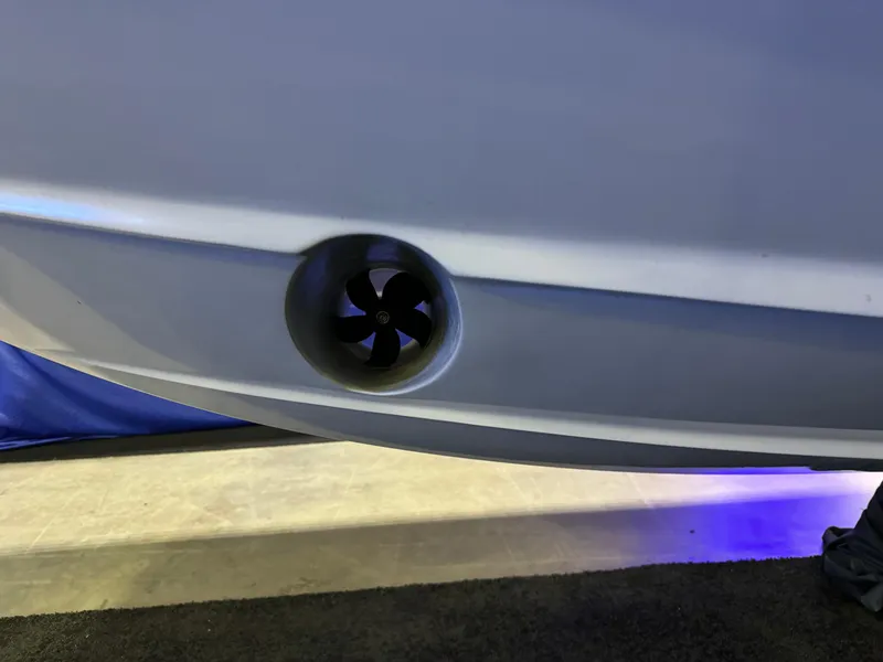 Slide: The Image of Close-up of Paradigm 236 car exhaust, 2025 model, with sleek design. - 12