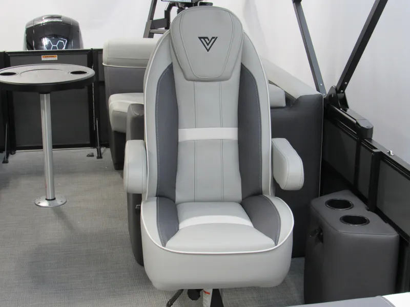 Slide: The Image of Luxurious seating in 2025 Viaggio Lago X22U boat with modern design and comfort features. - 10