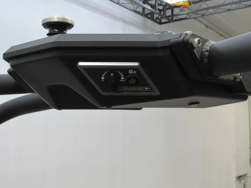 Slide: The Image of 2023 Malibu Wakesetter 23 MXZ control panel close-up. - 15