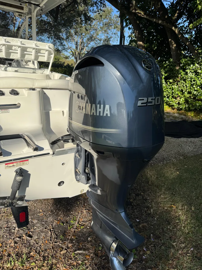 Slide: The Image of 2015 Sea Hunt Ultra 234 with Yamaha 250 outboard motor. - 3