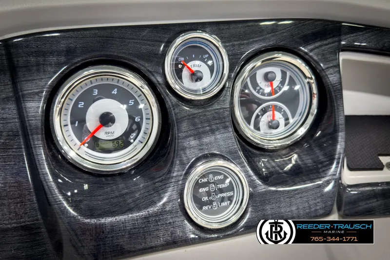 Slide: The Image of Dashboard of 2020 Avalon 2285 LSZ CRB with RPM and fuel gauges. - 30