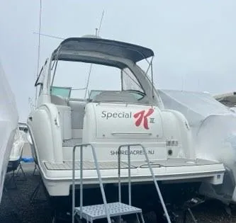 Slide: The Image of 2004 Formula 34 PC boat named "Special K II" in storage, Shore Acres, NJ. - 6