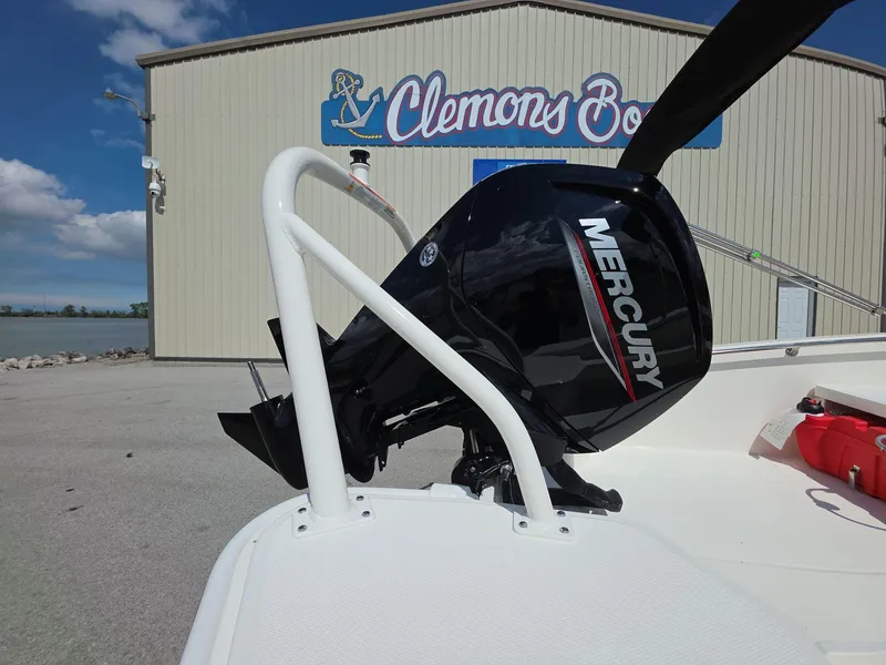 Slide: The Image of 2025 Boston Whaler 160 Super Sport with Mercury engine at Clemons Boats. - 8