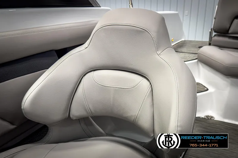 Slide: The Image of Luxurious seating in 2025 Four Winns HD3 boat, featuring premium upholstery and modern design. - 37