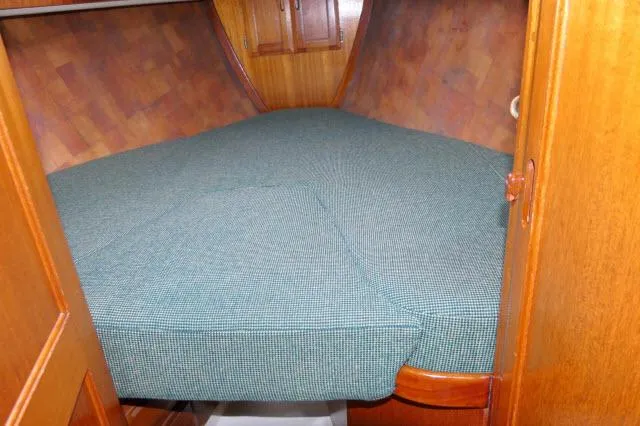 Slide: The Image of Cozy cabin interior of 1971 Ericson 39 Flush Deck sailboat. - 46