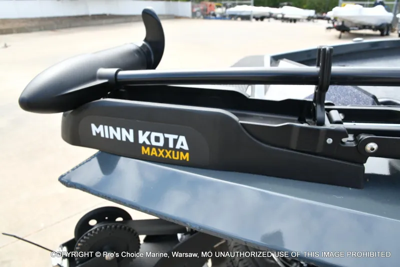 Slide: The Image of Minn Kota Maxxum trolling motor on 2024 Ranger RT188P boat. - 25