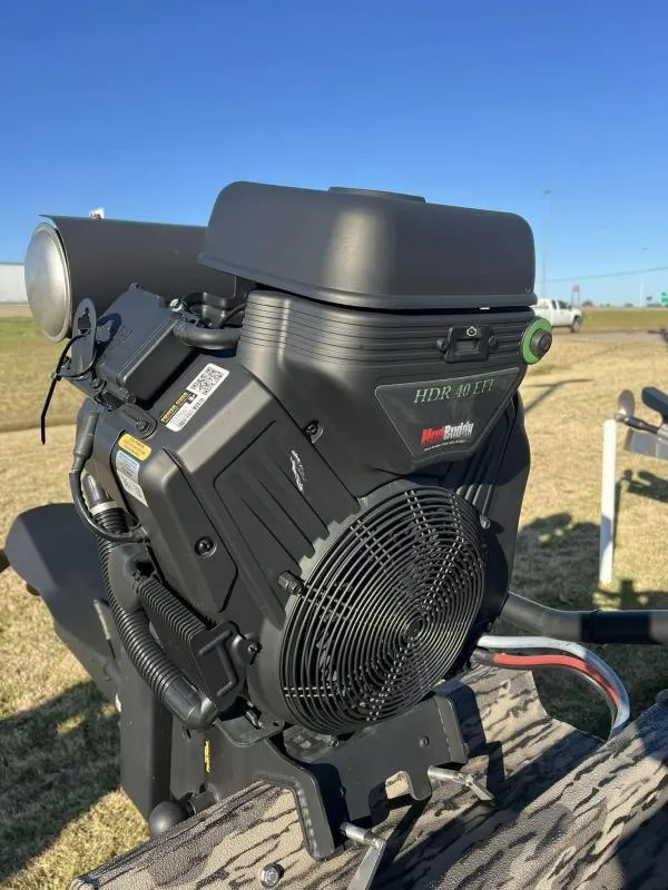 Slide: The Image of 2024 Havoc Boats 1756MSTC engine, HDR 40 EFI, outdoors on a sunny day. - 6