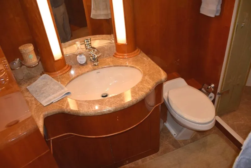 Slide: The Image of His and Hers Master stateroom head - 28