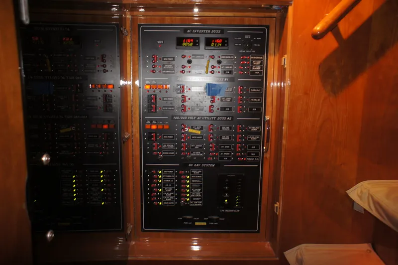Slide: The Image of AC electrical panel on aft stairway - 42
