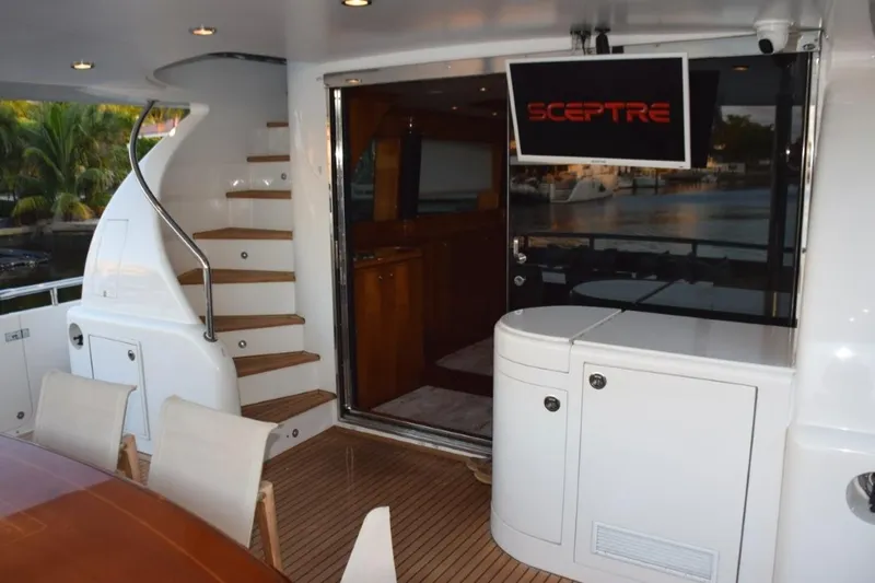 Slide: The Image of Aft Deck TV and Bar / Serving counter - 67