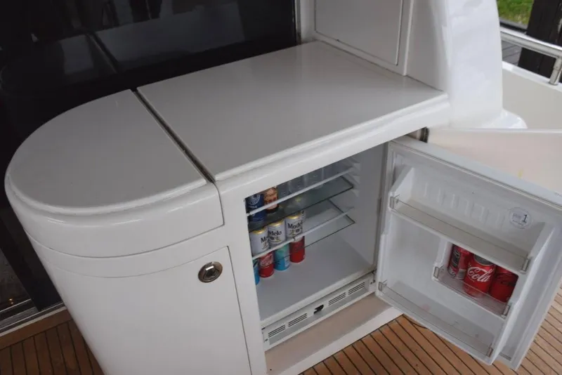 Slide: The Image of Aft deck refrigerator, stone top cabinet for serving - 68
